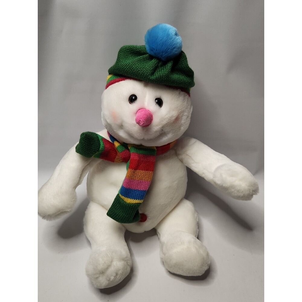 Okie Dokie Snowman Plush 2006 Winter Holiday Toy